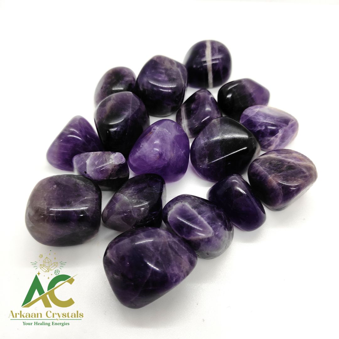 Amethyst Tumble Stone Natural With High Quality
