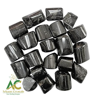 Black Tourmaline Tumble Stone Natural With High Quality