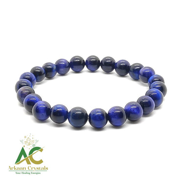 Blue Cates Eye Natural With Certified Bracelet