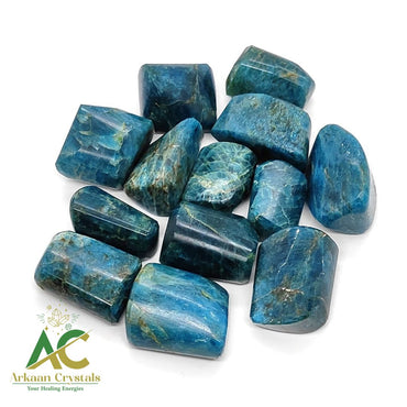 Blue Apatite Tumble Stone Natural With High Quality
