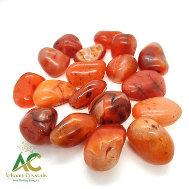Carnelian Tumble Stone Natural With High Quality