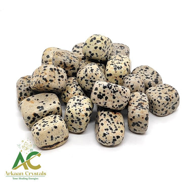 Dalmatian Jasper Tumble Stone Natural With High Quality