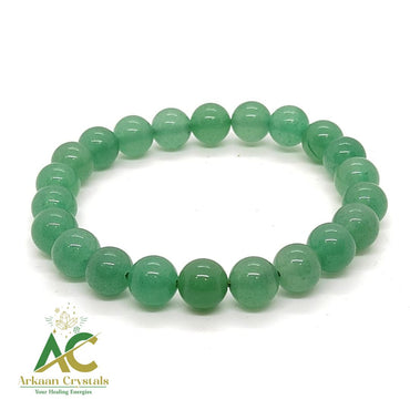 Green Aventurine Crystal Natural With Certified Bracelet