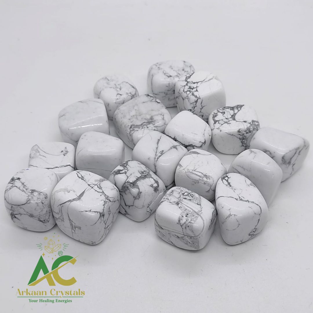 Howlite Tumble Stone Natural With High Quality