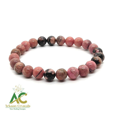 Rhodonite Natural With Certified Bracelet