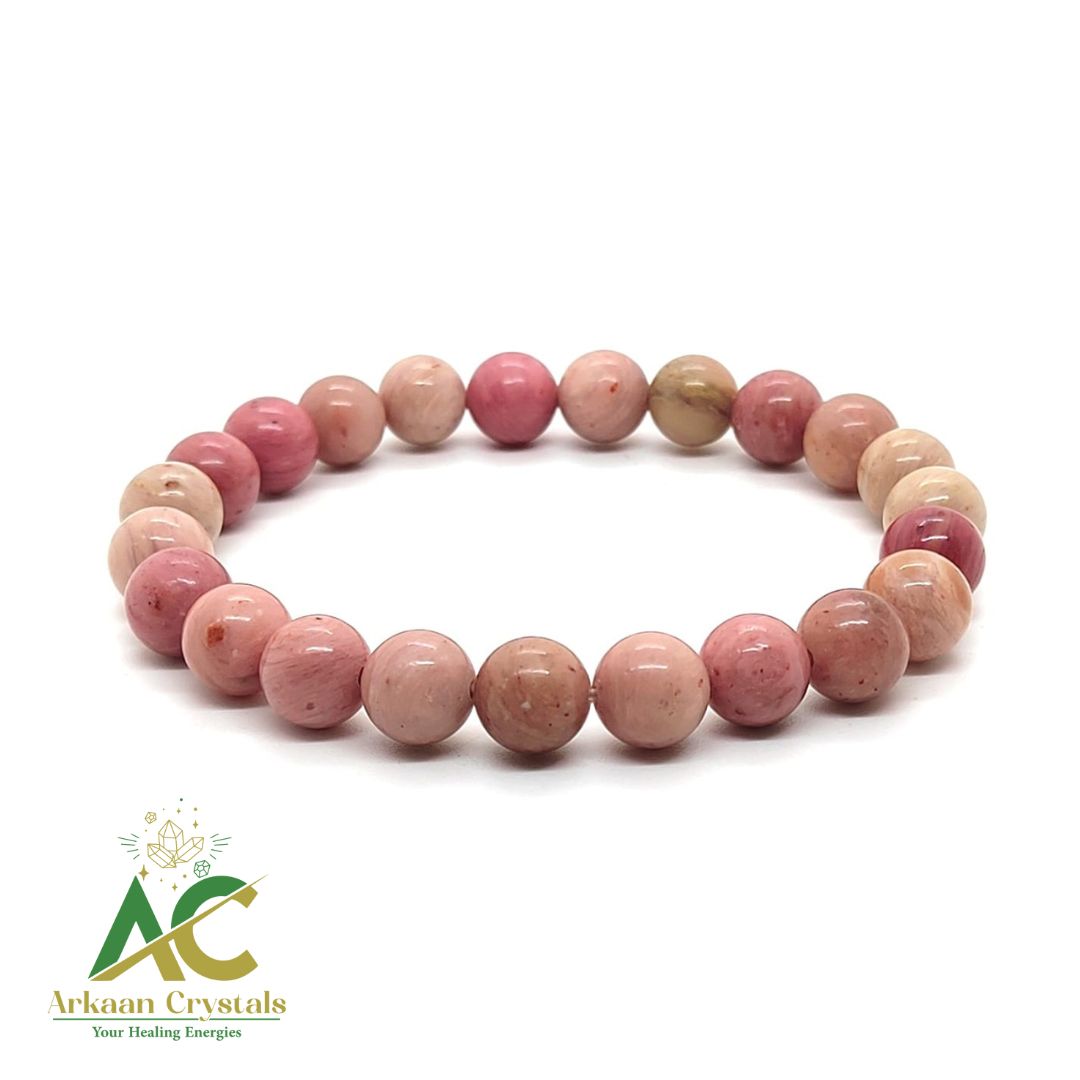 Rhodochrosite Natural With Certified Bracelet