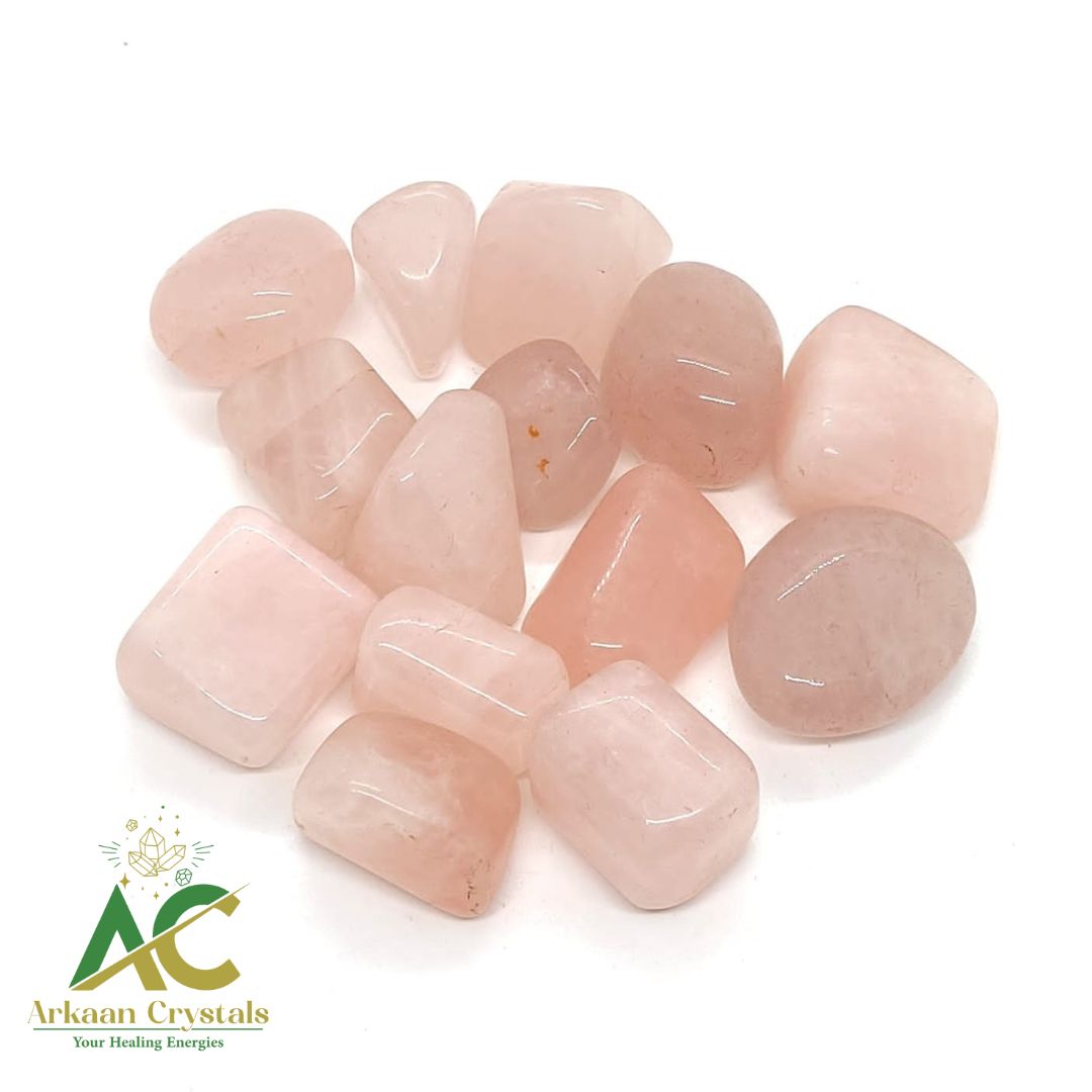 Rose Quartz Tumble Stone Natural With High Quality