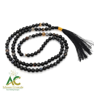 Sulemani Hakik Natural With Certified Japa Mala 108 +1 Beads