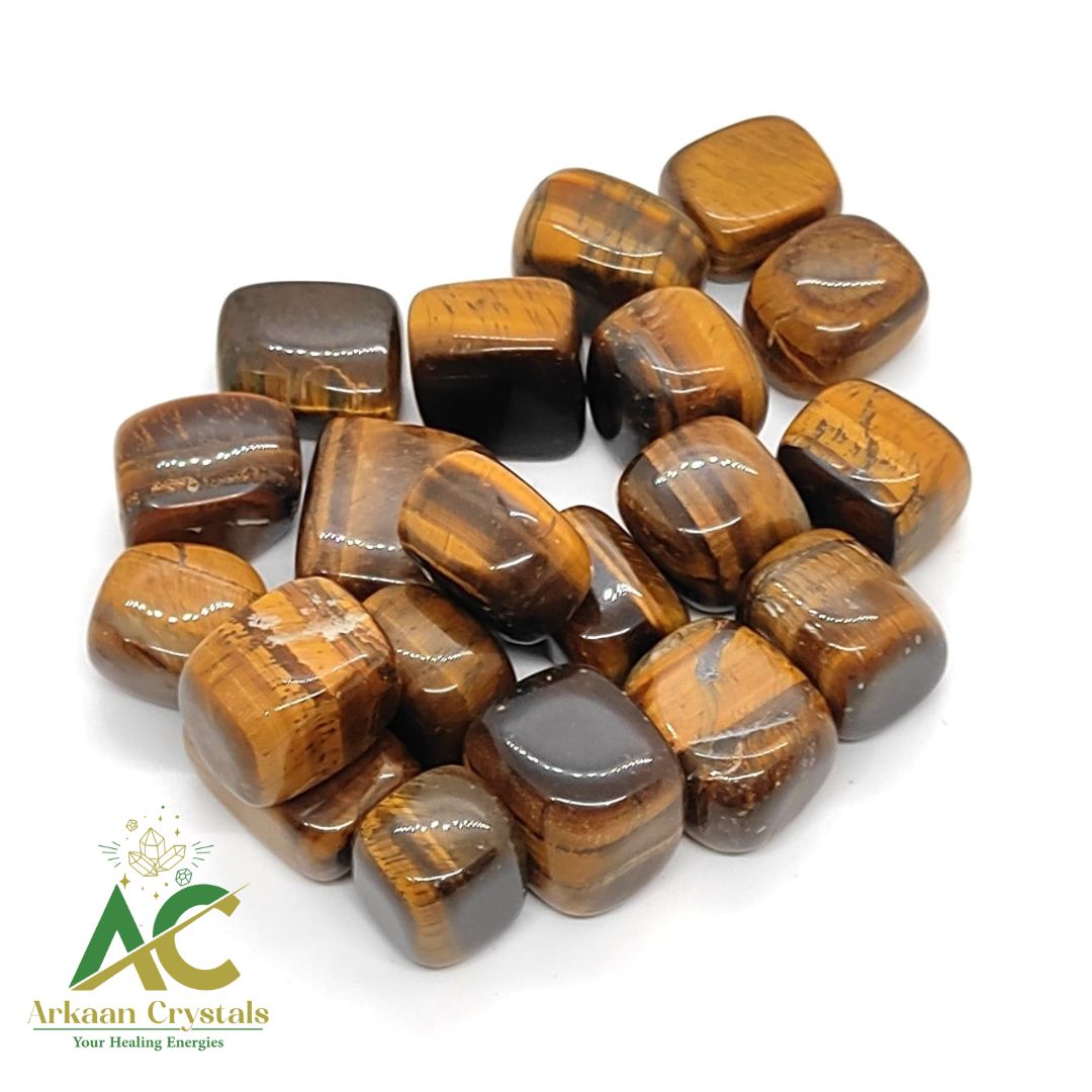 Tiger Eye Tumble Stone Natural With High Quality