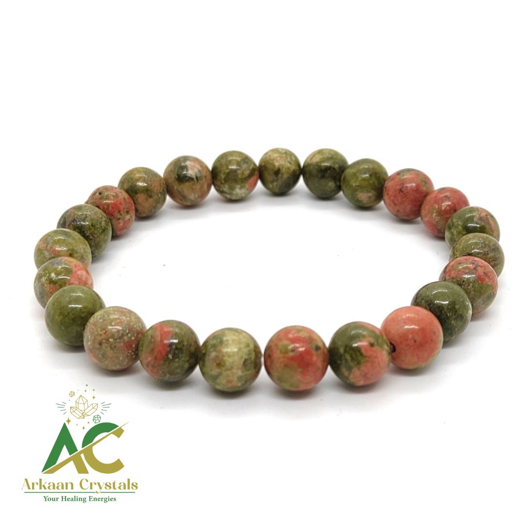 Unakite Natural With Certified Bracelet