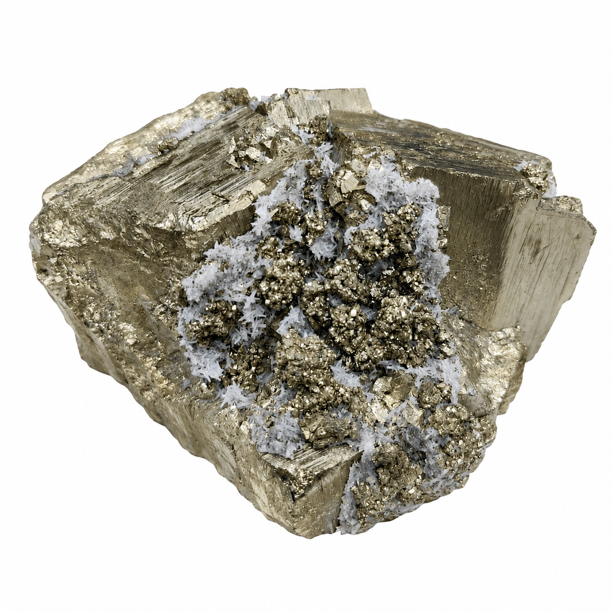 Premium Quality Pyrite Cube Cluster with Crystals – 5 kg