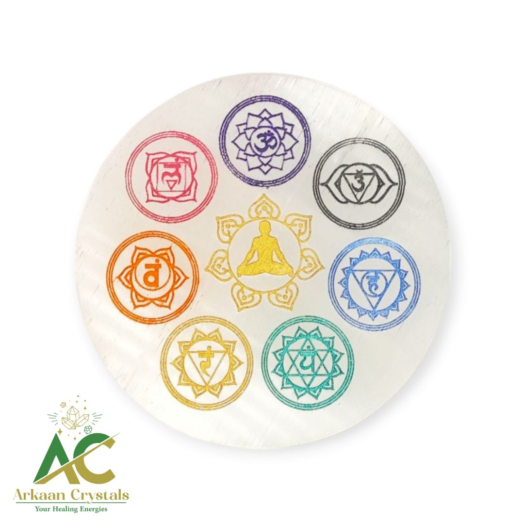 Selenite Crystal Charging Plate Natural With Certified