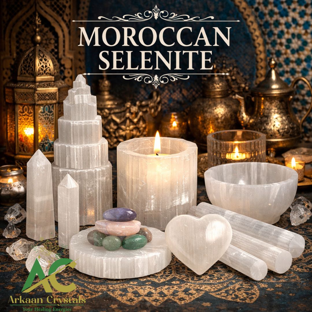 ✨ SELENITE CRYSTAL – THE STONE OF DIVINE LIGHT ✨