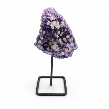 Amethyst Crystal with Metal Stand (239 gm)