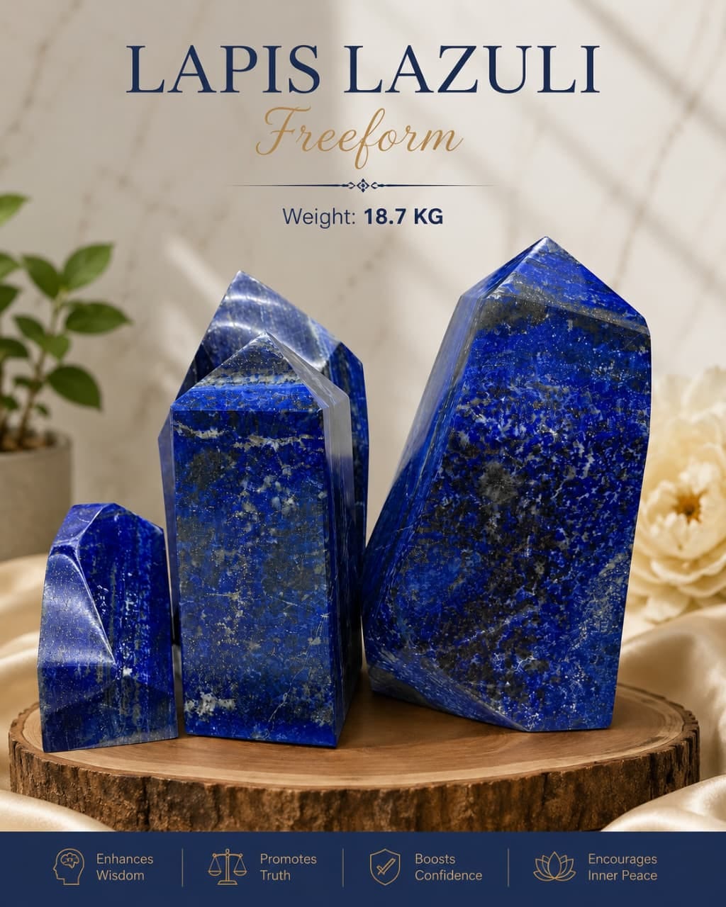 Lapis Lazuli Freeform – Premium Quality Natural Stone