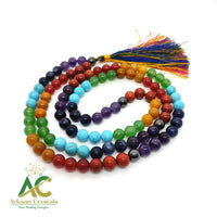Seven Chakra Natural With Certified Japa Mala 108 + 1 Beads
