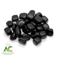 Black Obsidian Tumble Stone Natural With High Quality
