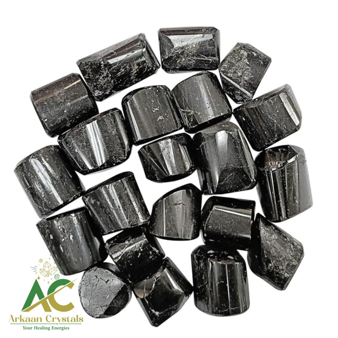 Black Tourmaline Tumble Stone Natural With High Quality