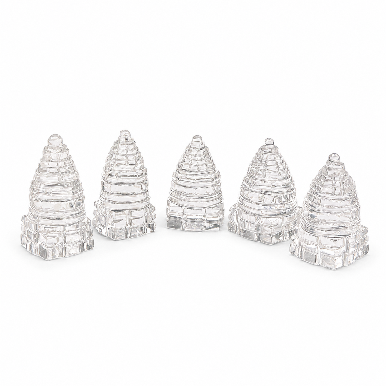 Natural Clear Quartz Shree Yantra – With Authenticity Certificate