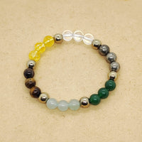 Dhan Yog Natural Stone Beads With Certified Bracelet