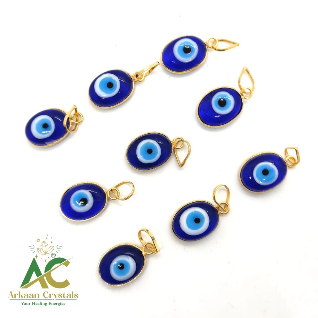 Evil eye  Heart Shaped Pendant
