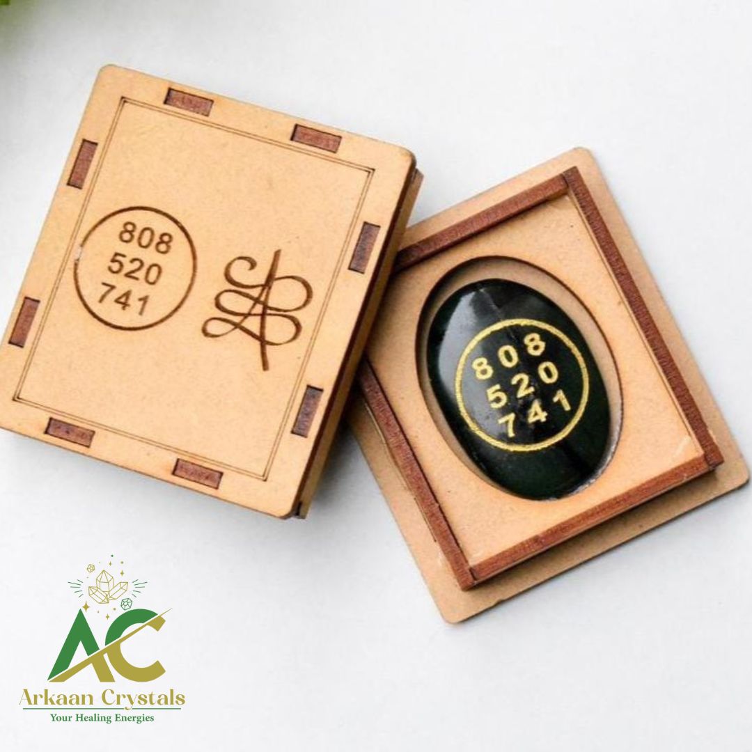 Green Jade Zibu Coin Symbol With Wood Box Natural With Certified