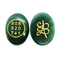 Green Jade Zibu Coin Symbol Natural With Certified