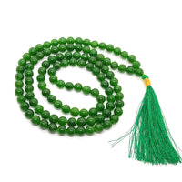 Green Jade Natural & Certified Japa Mala – 108+1 Healing Beads for Meditation & Energy Balance