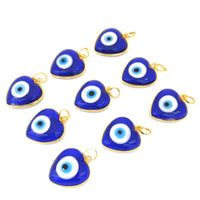 Evil eye  Heart Shaped Pendant