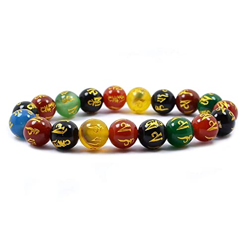 Om Mani Padme Hum Crystal Natural With Certified Bracelet