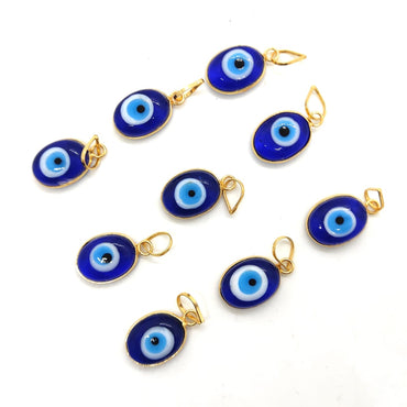 Evil eye  Heart Shaped Pendant
