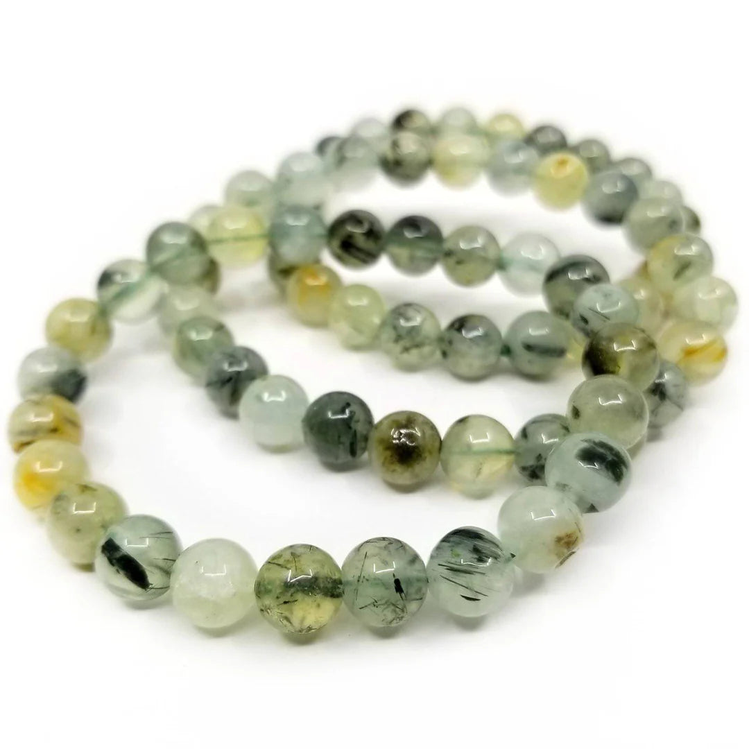 Prehnite Crystal Bracelet for Positive Vibes & Growth