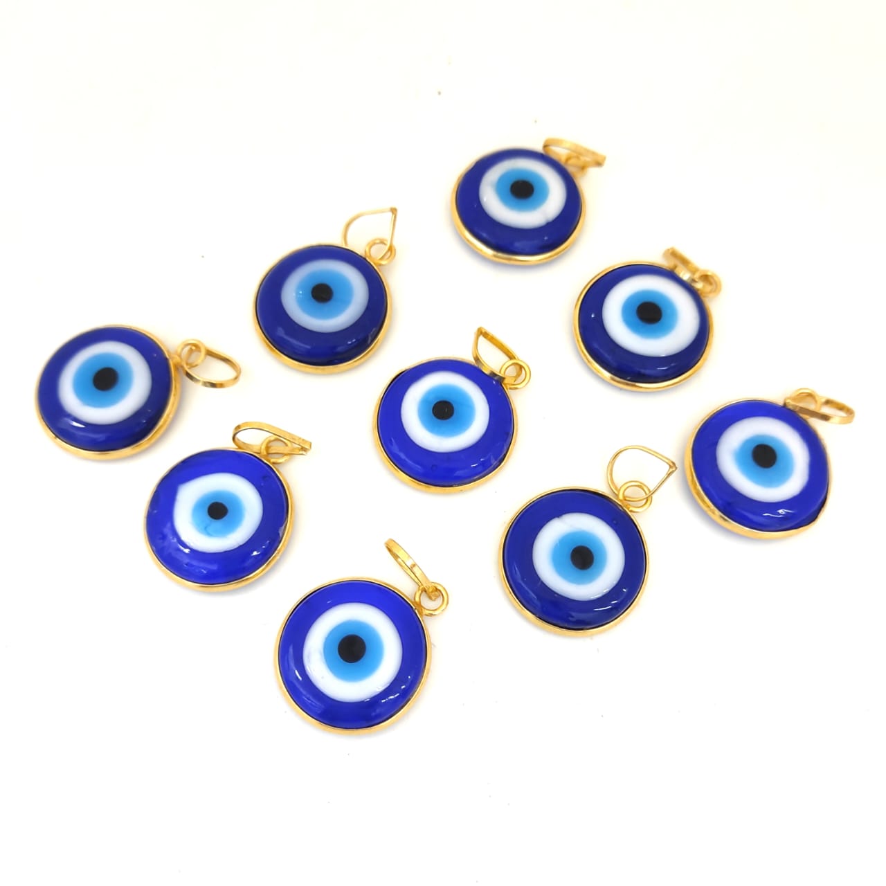 Evil eye  Heart Shaped Pendant