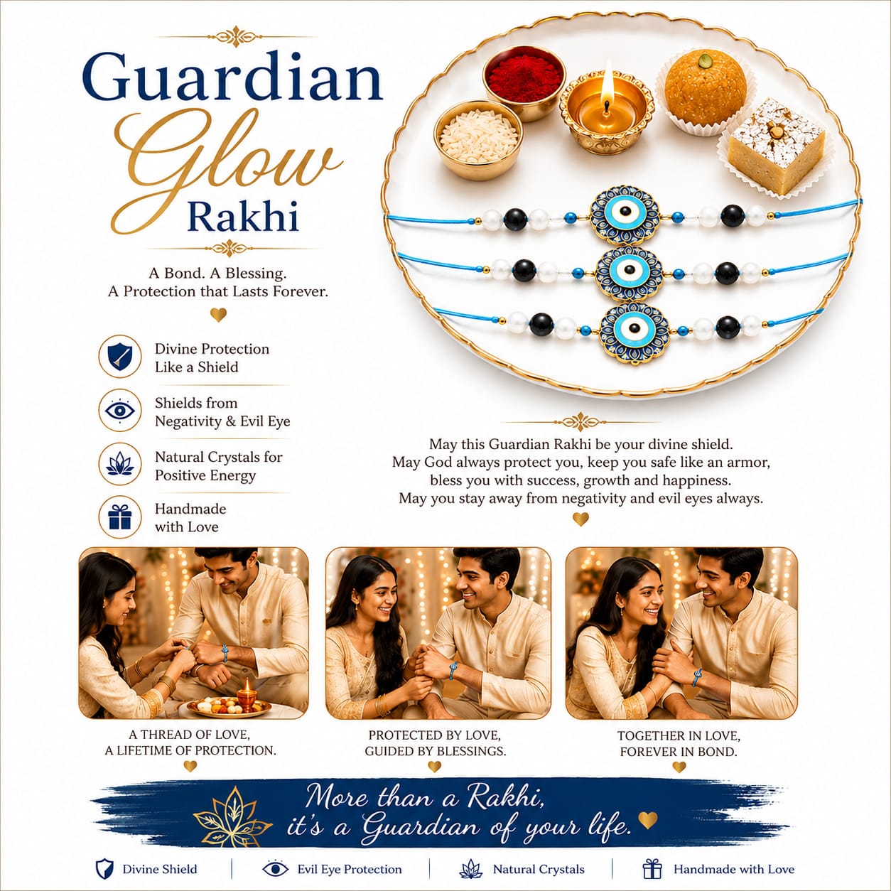 Guardian Glow Rakhi