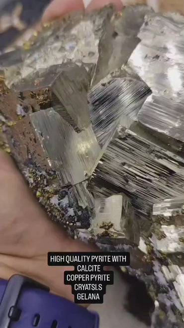 High Quality Pyrite Crystal - Natural & Authentic (6.2 KG)