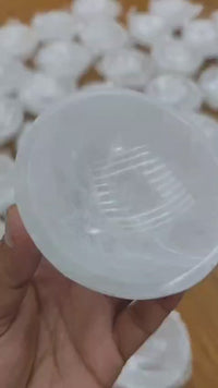 Selenite Crystal Bowl (4 Inch) – Cleanse, Charge & Protect Your Crystals