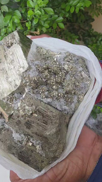 Premium Quality Pyrite Cube Cluster with Crystals – 5 kg