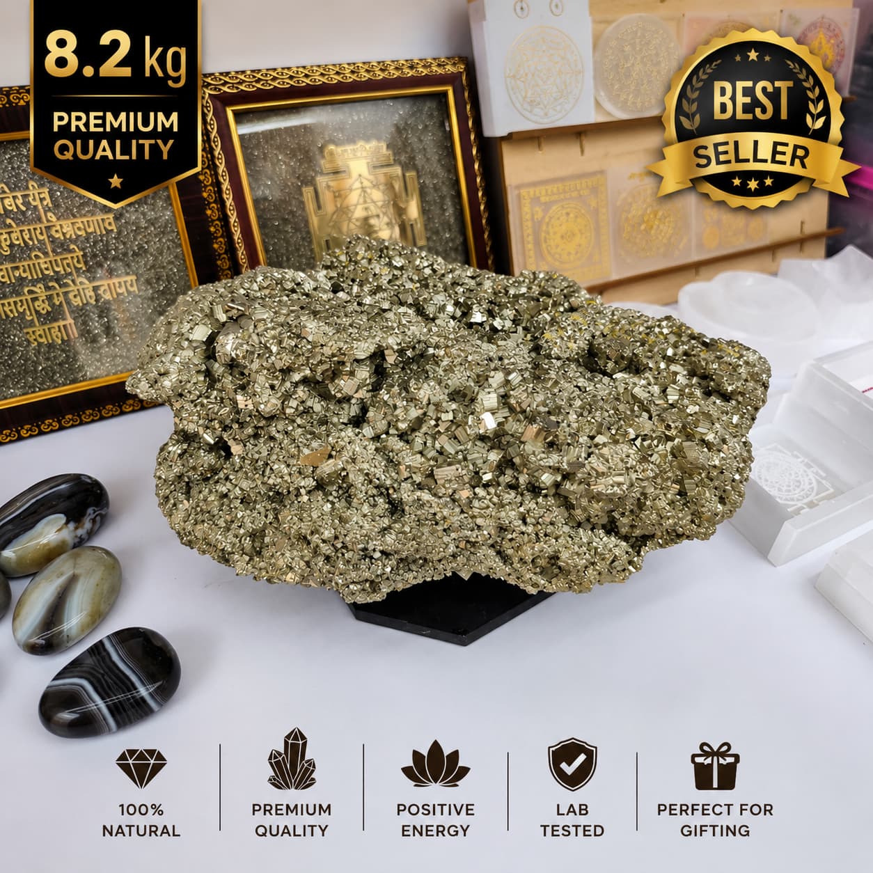 Big Pyrite Cluster (8.2 kg)