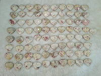 Natural Cinnabrite Hearts | 83-Piece Wholesale Lot • 8 kg