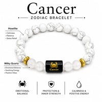 Aquarius Zodiac Bracelet | Amethyst & Lapis Lazuli