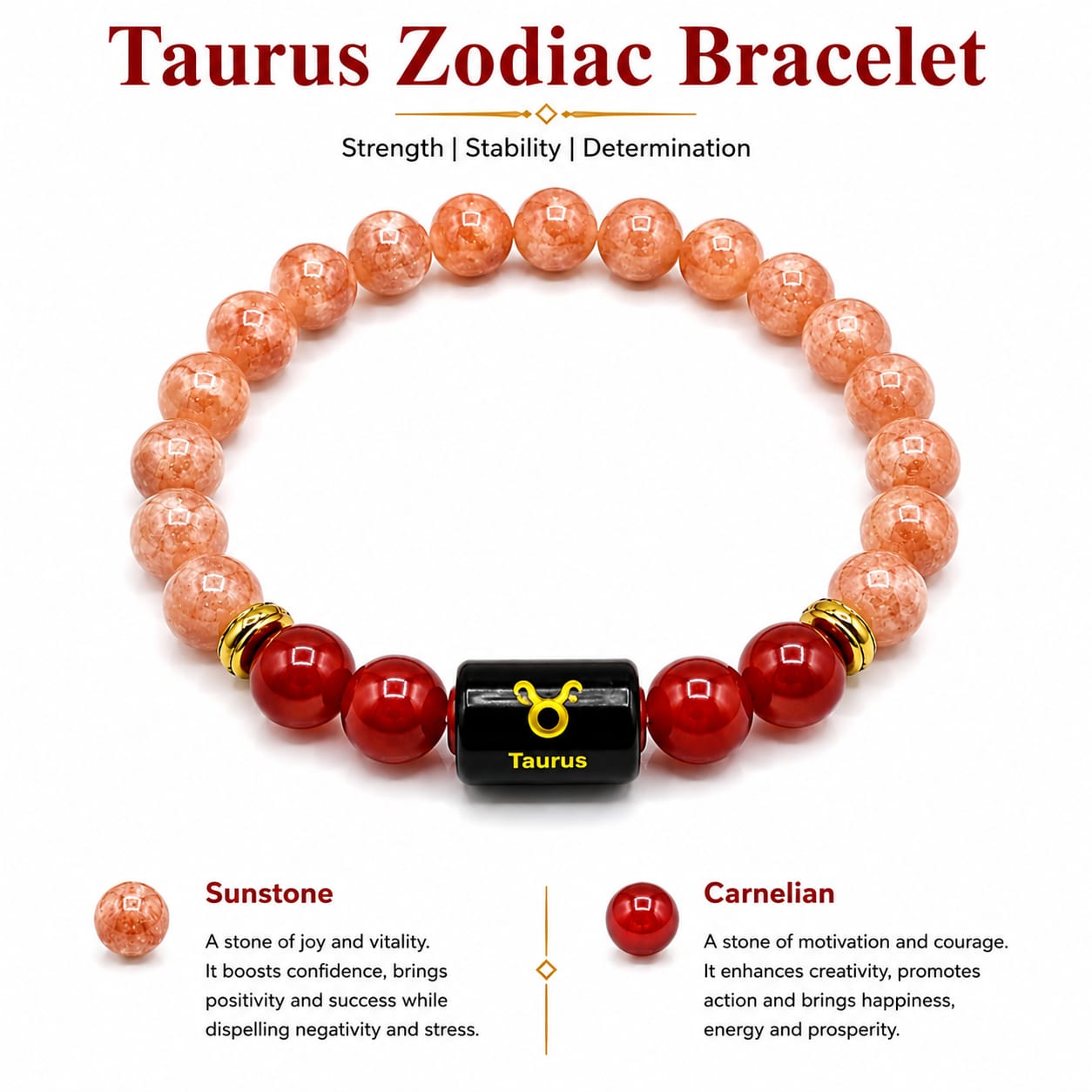 Aquarius Zodiac Bracelet | Amethyst & Lapis Lazuli