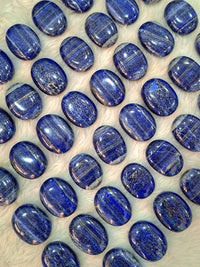 Natural Lapis Lazuli Palm Stones Wholesale Lot – 50 Pieces | 5.8 kg