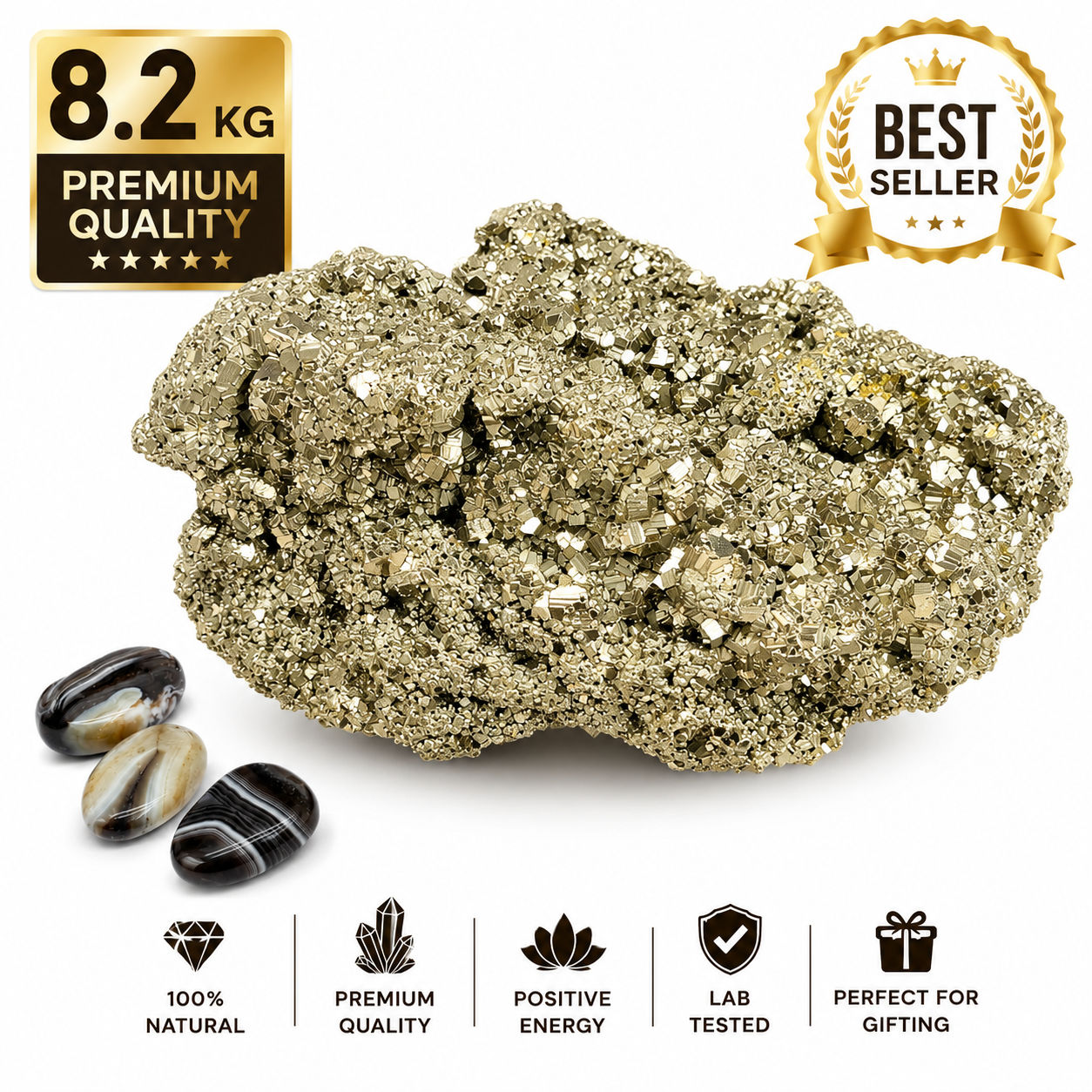 Big Pyrite Cluster (8.2 kg)