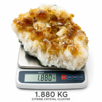 Natural Citrine Crystal Cluster | 1.880 kg | Abundance & Prosperity Stone
