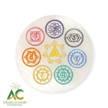 Selenite Crystal Charging Plate Natural With Certified